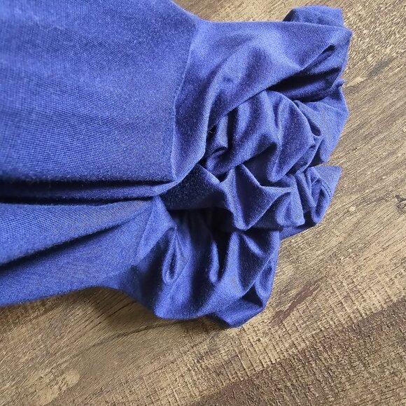 Uniqlo Heattech Lightweight Base Layer Long Sleeve Tee T-Shirt Top, M, Blue - Picture 6 of 7